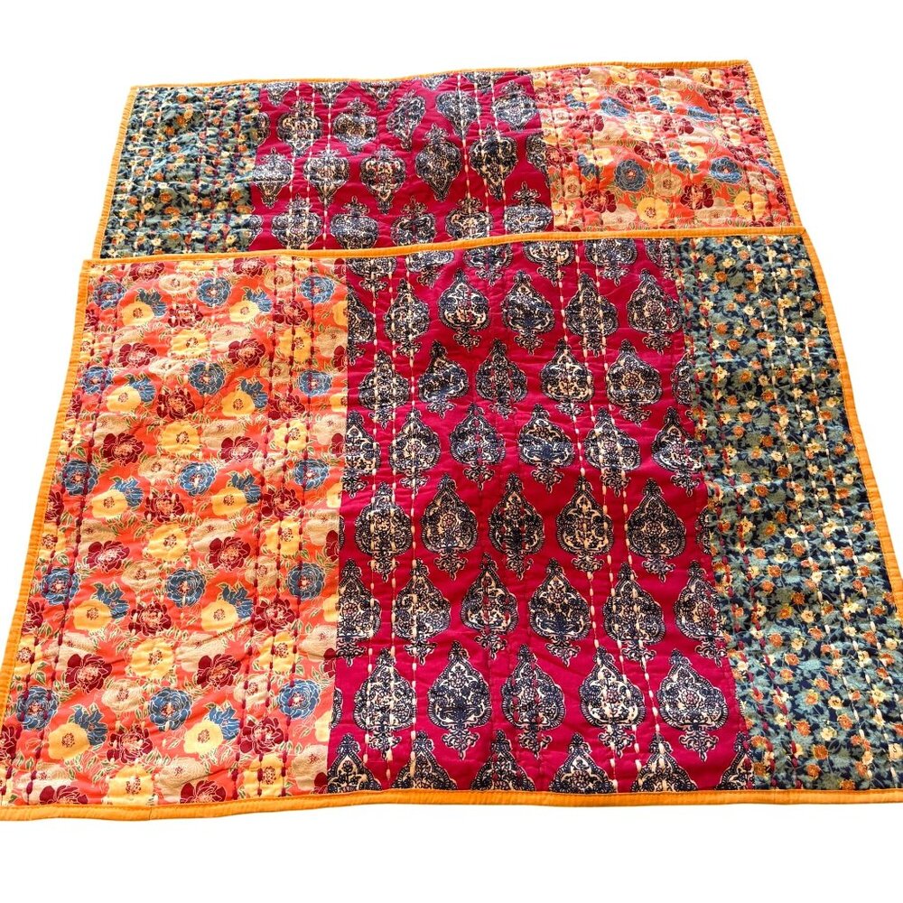 Better Homes‎ and Garden Boho Global Tiles Standard pillow sham set patchwork